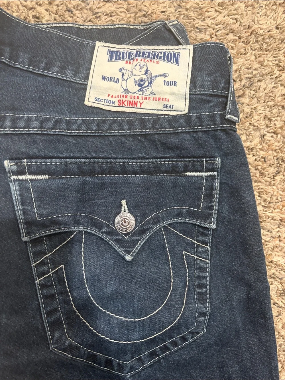 Dark Blue Men’s Skinny Jeans